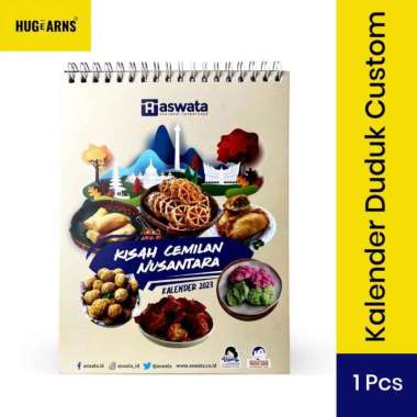 HUGeARNS - Kalender Meja Custom Kalender Meja 2024 / Kalender Custom / Custom Kalender / Cetak Kalen