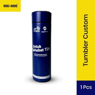 HUGeARNS - Tumbler Custom Premium / Custom Corporate Merchandise / Tumbler Custom Laser Grafir Souve