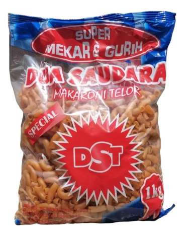 MAKARONI TELOR DUA SAUDARA BANTET - MAKARONI DST MEKAR 1 KG