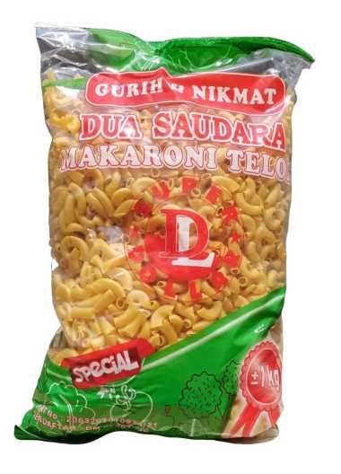 MAKARONI TELOR DUA SAUDARA BANTET - MAKARONI SUPERDOLLAR 1 KG