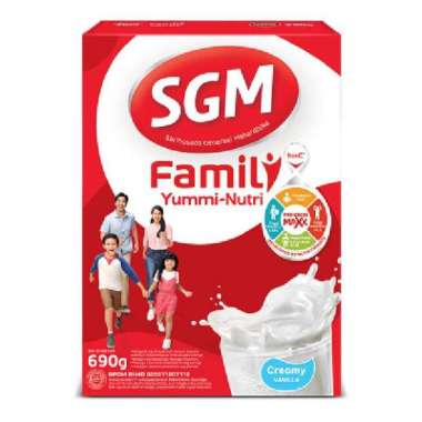 Promo Harga SGM Family Yummi Nutri Creamy Vanilla 690 gr - Blibli