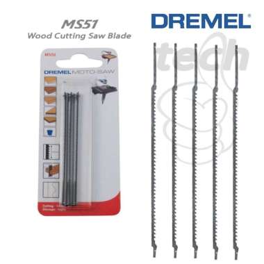 Dremel Scroll Saw MS51 Wood & Plastic Cutting Blade for Moto-Saw