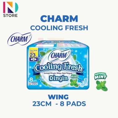 Charm Cooling Fresh 23CM Wing 8 Pads/15 Pads/22 Pads/ Non Wing 17 Pads 1 Pcs/Pack FRESH 23CM - 8 PAD