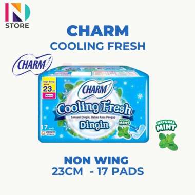 Charm Cooling Fresh 23CM Wing 8 Pads/15 Pads/22 Pads/ Non Wing 17 Pads 1 Pcs/Pack FRESH 23CM - 17 PA