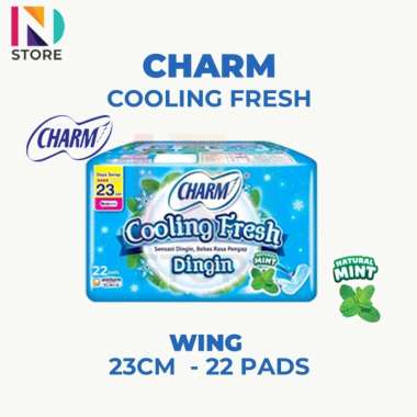 Charm Cooling Fresh 23CM Wing 8 Pads/15 Pads/22 Pads/ Non Wing 17 Pads 1 Pcs/Pack FRESH 23CM - 22 PA