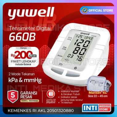YUWELL - Tensimeter Digital YE 660B | Tensi Pengukur Tekanan Darah