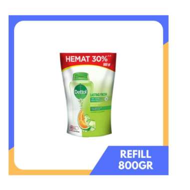 Dettol Sabun Mandi Cair Refill 800g / 800gr Original
