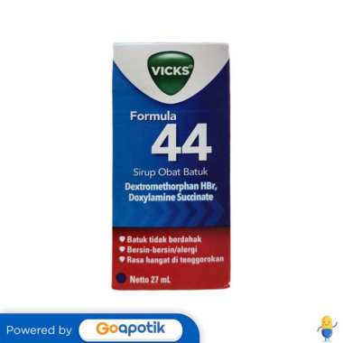 VICKS FORMULA 44 SIRUP 27 ML