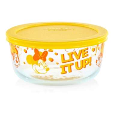 Disney Minnie Mouse Live It Up Round Storage Container