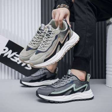PANARYBODY Sepatu Pria Outfit Olahraga Santai Tidak Licin Sepatu Sneakers Cowok Jogging Gym Anti Sli