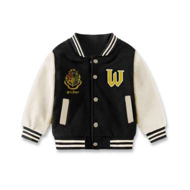WEEGO - Jaket Varsity Anak Motif Karakter Harry Potter - Unisek Untuk Anak Laki Laki - Perempuan Usi