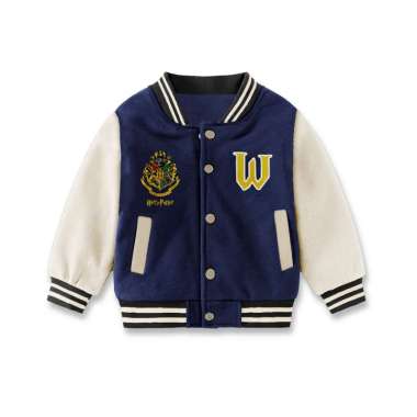 WEEGO - Jaket Varsity Anak Motif Karakter Harry Potter - Unisek Untuk Anak Laki Laki - Perempuan Usi