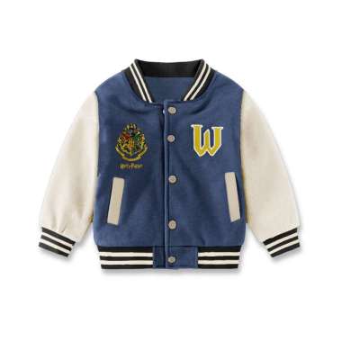 WEEGO - Jaket Varsity Anak Motif Karakter Harry Potter - Unisek Untuk Anak Laki Laki - Perempuan Usi