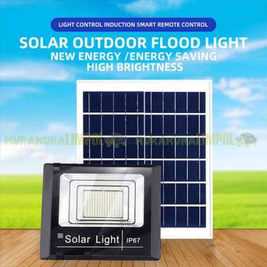 Lampu Sorot Solar Cell LED Outdoor 300W Lampu Tenaga Matahari 300 Watt