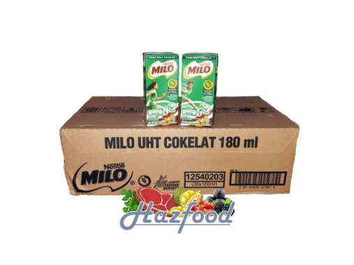Susu UHT Milo 180 Ml Susu Milo Cokelat Milo Kotak Nestle Susu Kotak ( 180ml x 36 Pcs )