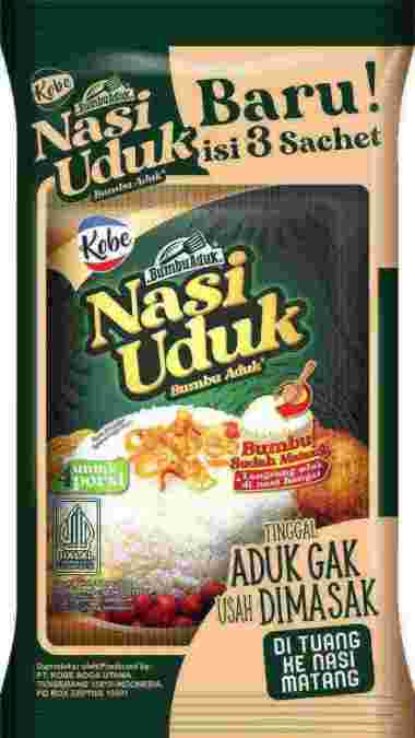 Kobe bumbu aduk nasi kuning / nasi uduk / nasi bebek hitam / nasi rendang isi 3 x 15 gram nasi uduk