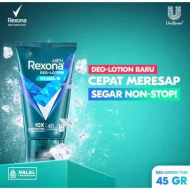 Rexona Deolotion Tube Free Spirit / Ice Cool 45gr Ice Cool Tube