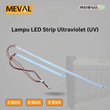 MEVAL Lampu LED Strip Ultraviolet (UV) untuk Insect Killer 6 Watt
