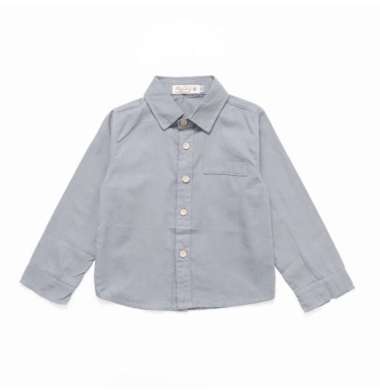 Sakka Shirt | Kemeja Premium Anak Laki-Laki Umur 2 Tahun - 7 Tahun Grey 90