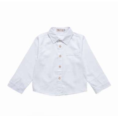 Sakka Shirt | Kemeja Premium Anak Laki-Laki Umur 2 Tahun - 7 Tahun White 120