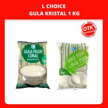 L CHOICE GULA PASIR GULA KRISTAL GULA PREMIUM 1 KG Hijau