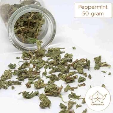 50gr Dried Peppermint Leaves / Daun Mint Kering 1Kg