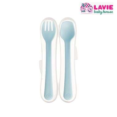 Simba It's Yummy Spoon & Fork Set blue