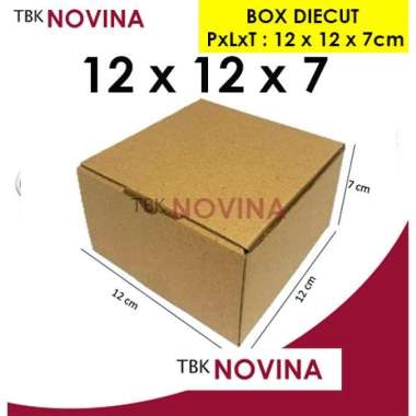 BOX MINI / KOTAK KUE MINI / KOTAK KUE KOREA / WADAH KUE KECIL DC 12x12x7