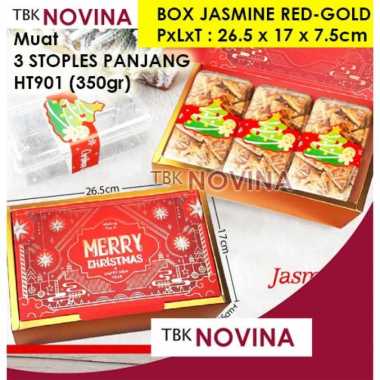 KOTAK KUE NATAL / BOX CAKE NATAL / BOX MERRY CHRISTMAS / KOTAK KUE TART CAKE JASMINE REDGOL (123)