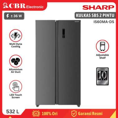 Kulkas Sharp Side By Side 2 Pintu 532L IS60MA-DS