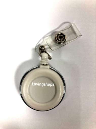 Loving Shopz [Yoyo Id Card Putar/Tali Yoyo Id Card Putar] Putih