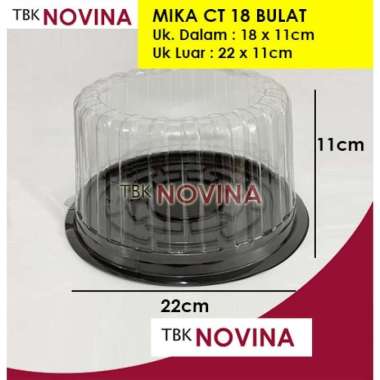 [ 5pcs / 10pcs ] MIKA CT 18 / MIKA TUMPENG MINI / MIKA CAKE CT 18 MIKA CT 18 - 5pcs