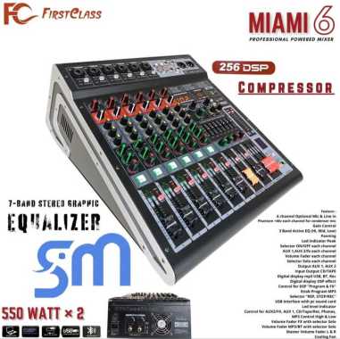 Power Mixer Firstclass MIAMI6 First class MIAMI 6 Chanel