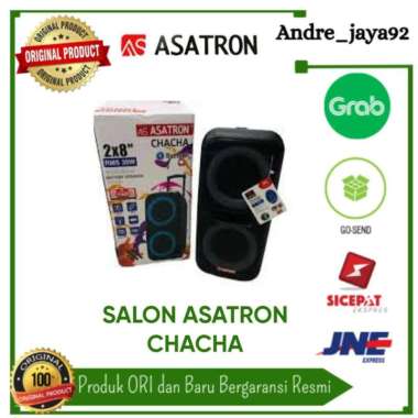 Speaker Bluetooth portable Asatron CHACHA double 8inch Speaker