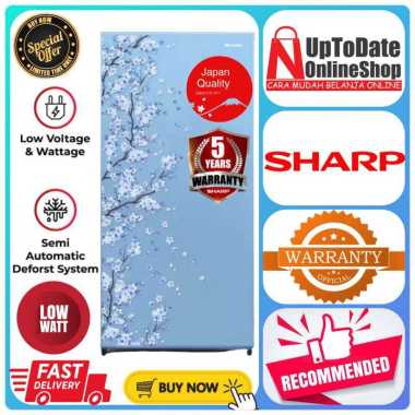 KULKAS 1 PINTU SHARP SJ-N182D SJ182D SJ N182D EXTRA COOLING LEMARI ES 1 PINTU LOW WATT SHARP SAKURA 