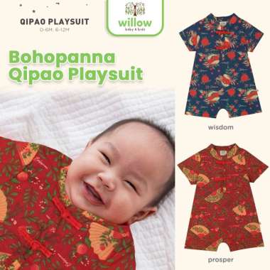 Jumpsuit Bayi - Bohopanna Qipao Playsuit 0-6M Wisdom