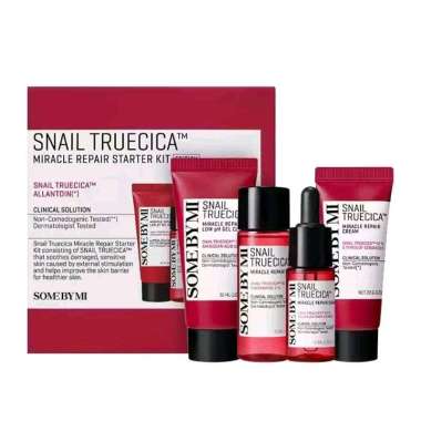 SOMEBYMI Snail Truecica Repair Gel Cleanser 30ml/Snail Truecica Miracle Repair Toner 30gr/Snail True