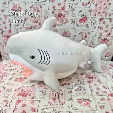 (My Online Shops) Boneka Ikan Hiu Shark Jumbo Boneka Hiu Jumbo BONEKA SHARK JUMBO