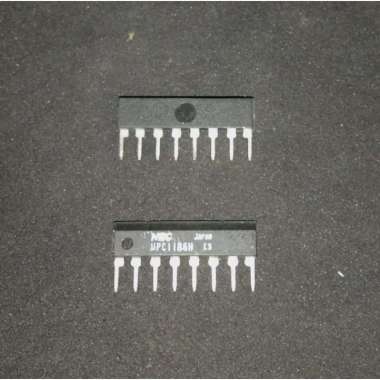 IC UPC1186H UPC1186 1186 Single Channel Audio Pre-Amp Input Amplifier SIP8