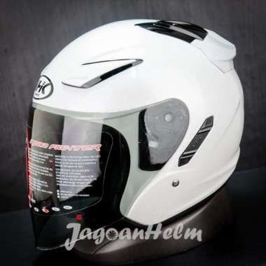 NHK HELM R1 SINGLE VISOR | STAR WHITE SE | R-1 HALFFACE L