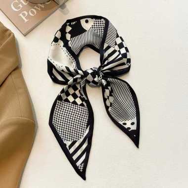 ANDREA 7X86cm Korean mini syal scarf leher scarf tas neck scarf hair ribbon 12