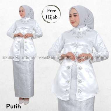 Set Kebaya Reanna Rok Songket Free Hijab / Kebaya Modern / Kebaya Jumbo / Kebaya Kondangan / Kebaya 