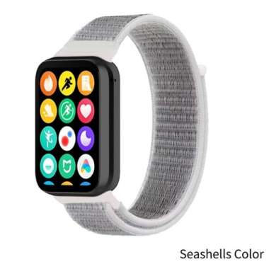 Strap Nylon Xiaomi Band 9 Pro Tali Jam Tangan Xiaomi Mi Band 9 Pro Sea Shell