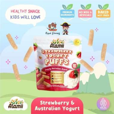 Alamii Strawberry Yoghurt Puffs - 30gram