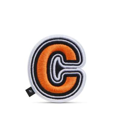 LOJEL Letter Patches - Embroidered Alphabet "C"
