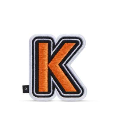 LOJEL Letter Patches - Embroidered Alphabet "K"