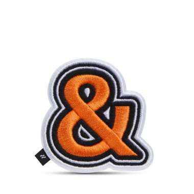 LOJEL Letter Patches - Embroidered Character "&"