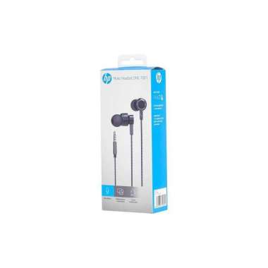 HP Headset Earphone HP DHE - 7001 Wired Bass Android iPhone Original