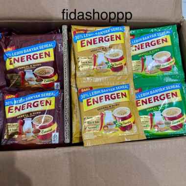 energen 1 renteng 10 sachet kacang hijau