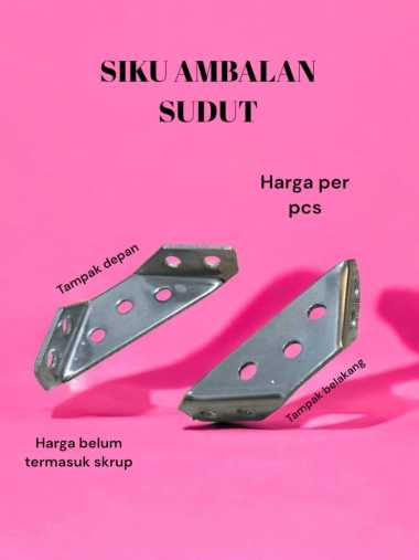 BRACKET SIKU AMBALAN SUDUT KABINET, bracket siku ambalan sudut kabinet besi konektor plat, pelat rak